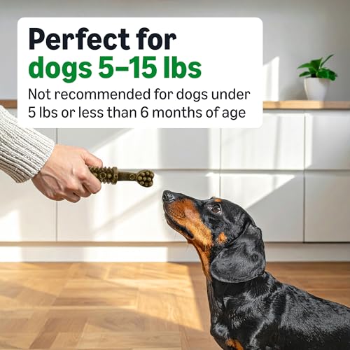 Dental Dog Treats to Help Clean Teeth & Freshen Breath (Tiny Dogs (5 – 15 lb) / 130 Count (Pack of 1))