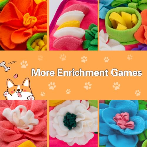 Snuffle Mat for Dogs (Orange)