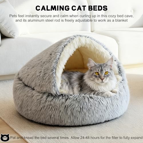 Calming Cat Beds for Indoor Cats (Non-removable-50cm)