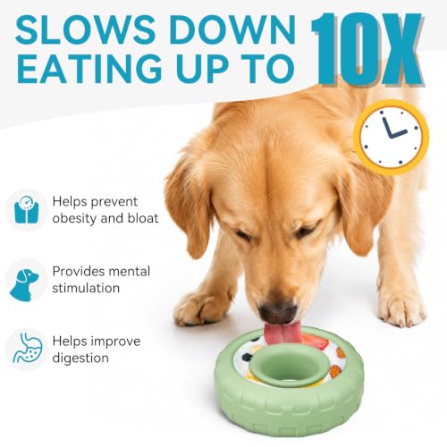 Dog Enrichment Lick Bowl (Medium / Green)