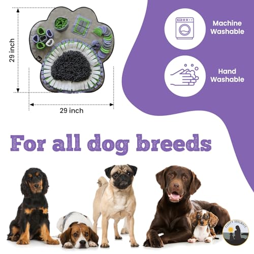 Paw Shaped Snuffle mat 29"x29" for Small