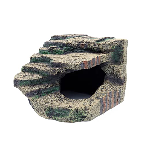 Large Resin Reptile Tank Accessories Hideouts Cave