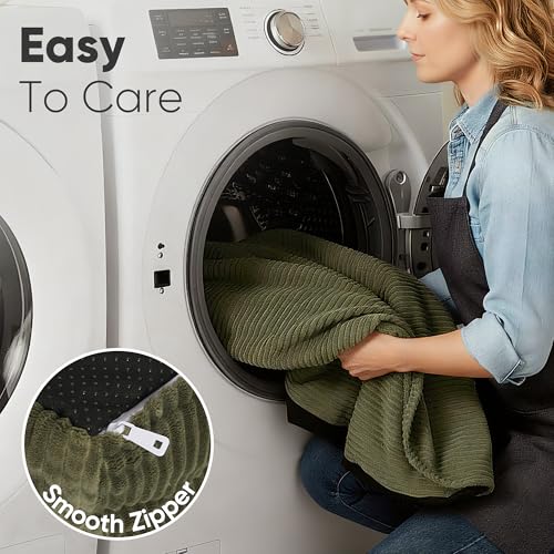 Dog Couch Bed (Green / 28.3"Lx20.5"Wx9"Th)