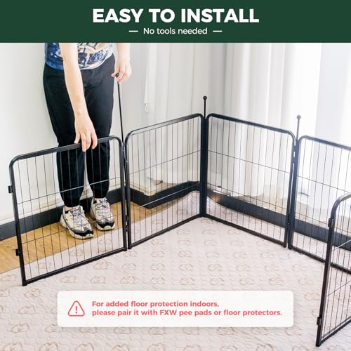 Rollick Dog Playpen (Black / 24"H)