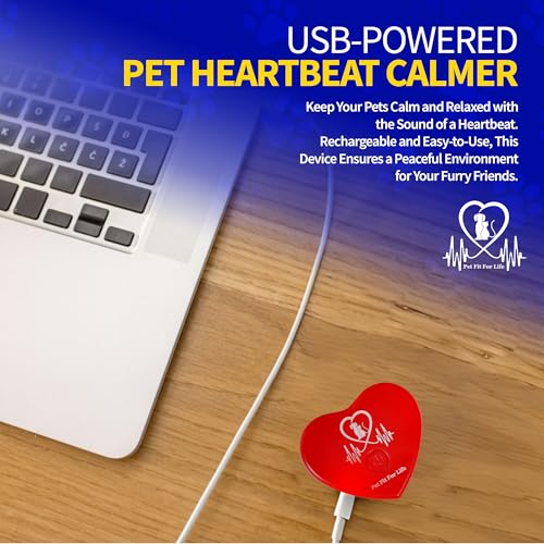 Rechargeable Red Heartbeat Simulator with USB Cord