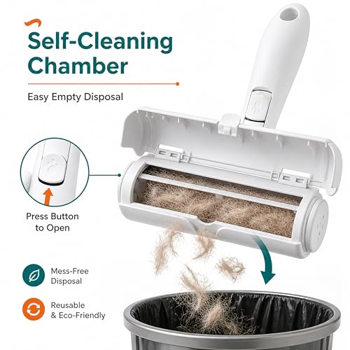 Pet Hair Remover Roller for Dogs & Cats - PetSolution