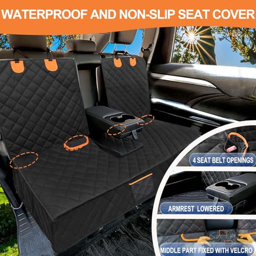Dog Car Seat Cover for Back Seat Bench Cover (Back Seat Bench / Standard)