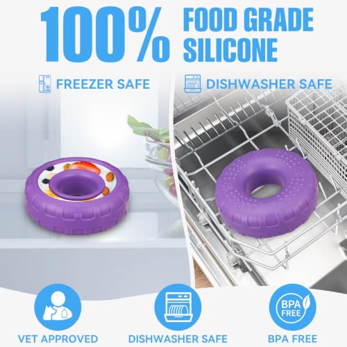 Dog Enrichment Lick Bowl (Small / Purple)