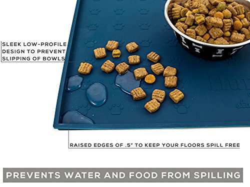 Food Mat Feeding Tray (Cyan Blue)