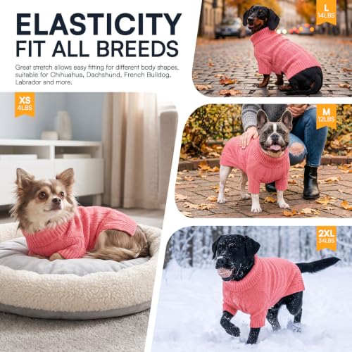 XXL Dog Sweater (XX-Large / Pink)