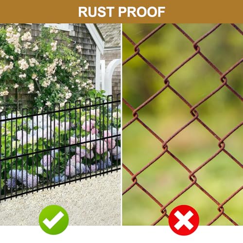 25 Panels No Dig Animal Barrier Fence (25 Panels, 32in(H) x 49ft(L))