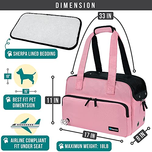 Small Dog Purse Carrier (Pink)