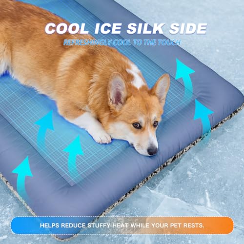 Self Warming Cat Bed (Dark Blue / 24"x36")