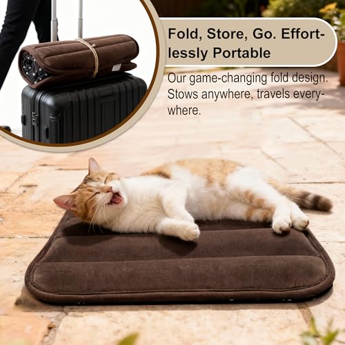 Dog Crate Pad (XS(18"*12"*1.5") / New-Dark Brown-1pc)