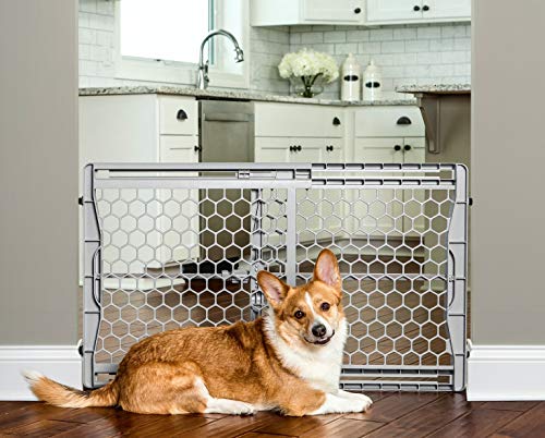 Carlson 28" 42" Easy Fit Dog Gate (23" Tall, 28-42" Wide)