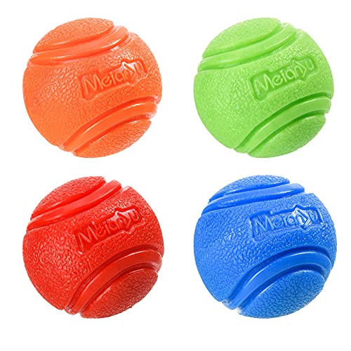 4 Pcs Rubber Balls (Four colors / 6cm (ball only))