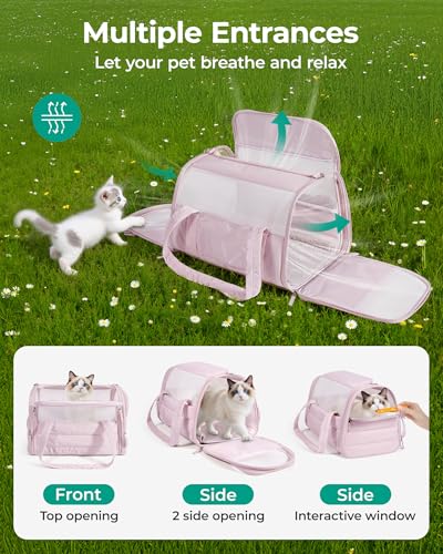Cat Carrier Soft (Dark Grey / 18.1"L x 11.0"W x 11.0"H)