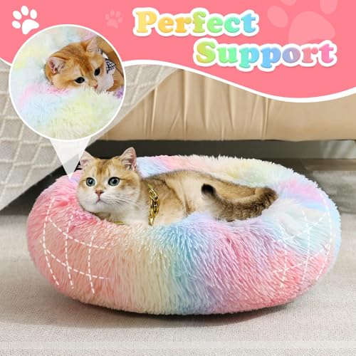 Dog & Cat Bed (23" / Rainbow)