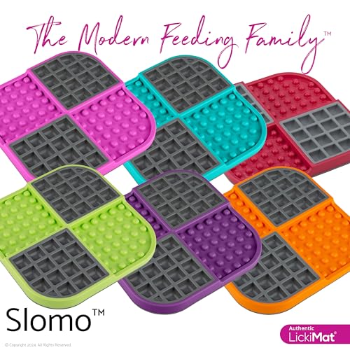 Slomo Dog Slow Feeding Lick Mat (Turquoise)