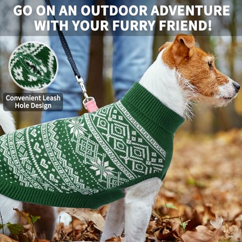 Dog Sweater Argyle (Medium/Large / Green)