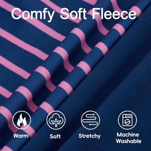4 Pack Dog Sweaters Comfy Dog Clothes with Sleeves Puppy Shirts Pullover Pet Sweatshirt for Small Medium Large Dogs Boy Girl Doggy Outfits Cat Apparel (Small / Pink, Purple)