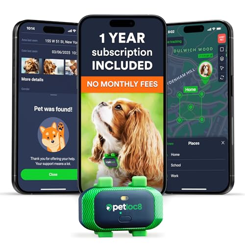 Dog GPS Tracker (Dog Tracker - 12 Months Included)
