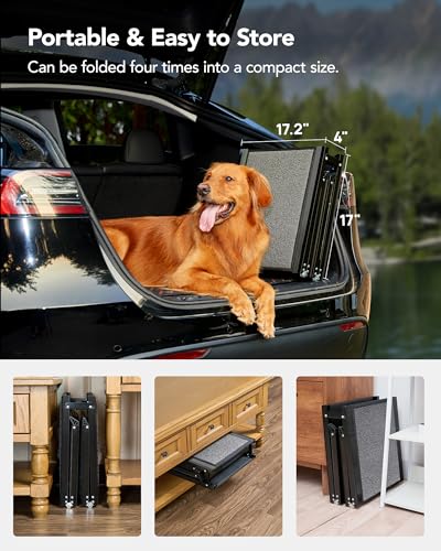 Dog Ramp for Car (Upgraded 71'' L x 19.7" W)