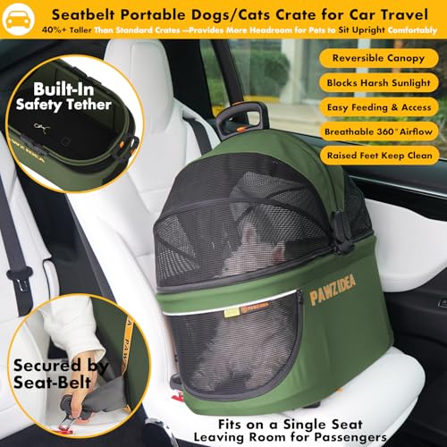 Pet Stroller 4 (Forest Green)
