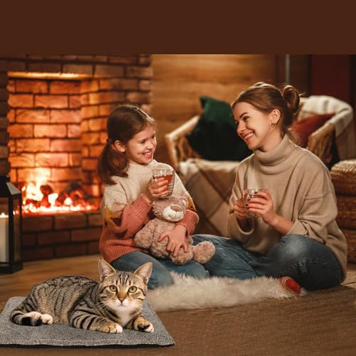 Self Warming Cat Bed Pad (Large-4 Pack / Green)
