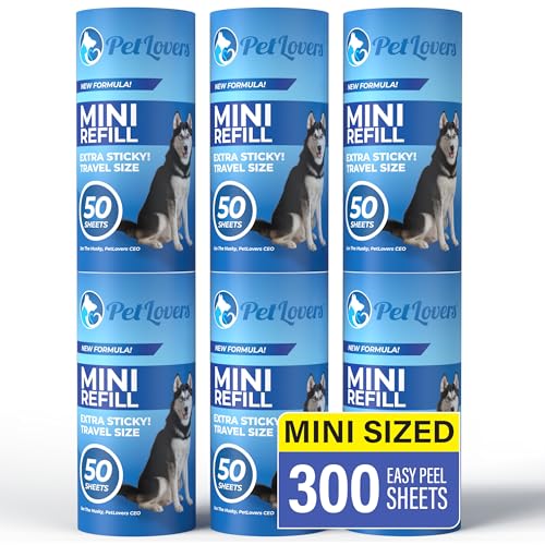 Extra Sticky Lint Roller Mega Value Set for Pet Hair Removal