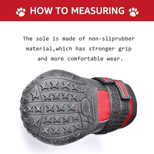 Dog Shoes for Hot Pavement (Size 2 / Red)