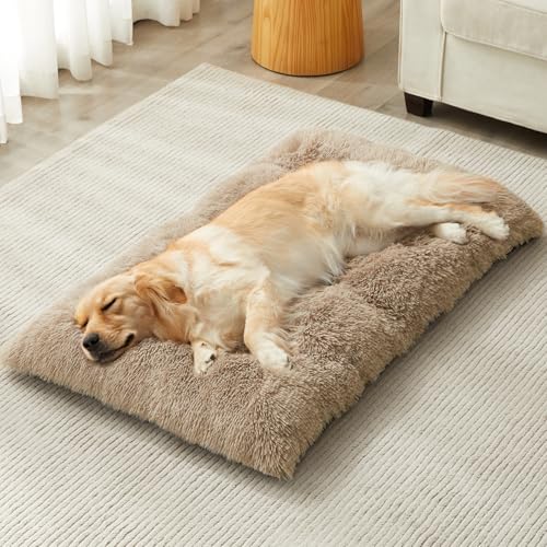 Dog Beds for Large Dogs (Brown / M(30x21 inch))