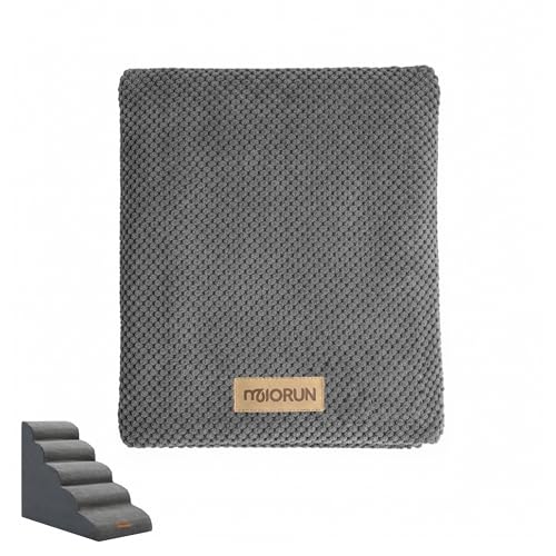 Dog Stairs Replacement Cover for 5 (Light Grey / Cover 24.5"H)