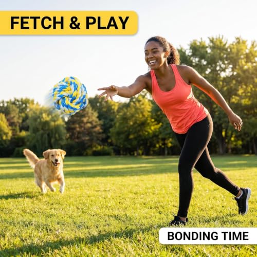 9 Pack Large Dog Rope Toys for Aggressive Chewers