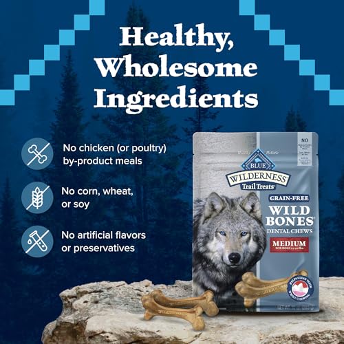 Wilderness Medium Dog Dental Chews (1.69 Pound (Pack of 1))
