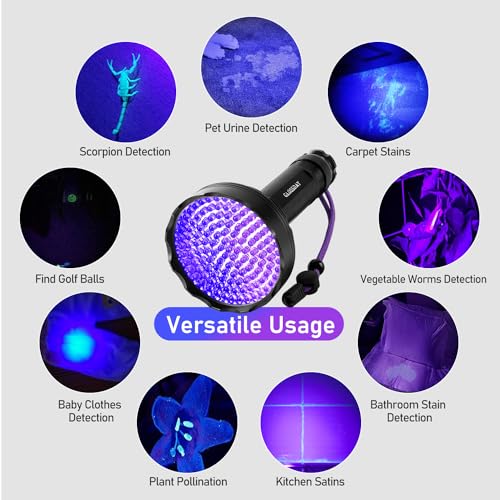 Blacklight Flashlight (128LED)