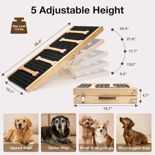 Foldable Dog Ramp for Bed & Couch