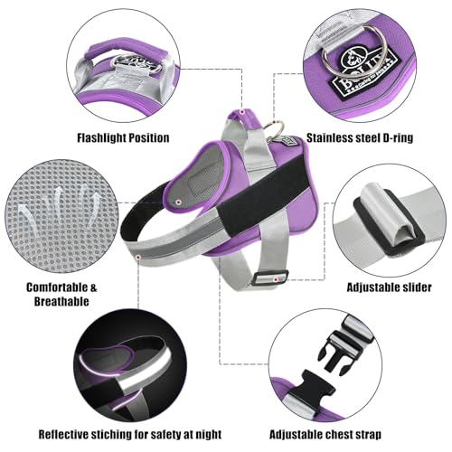 Dog Harness No (X-Small (Pack of 1) / Lavender)