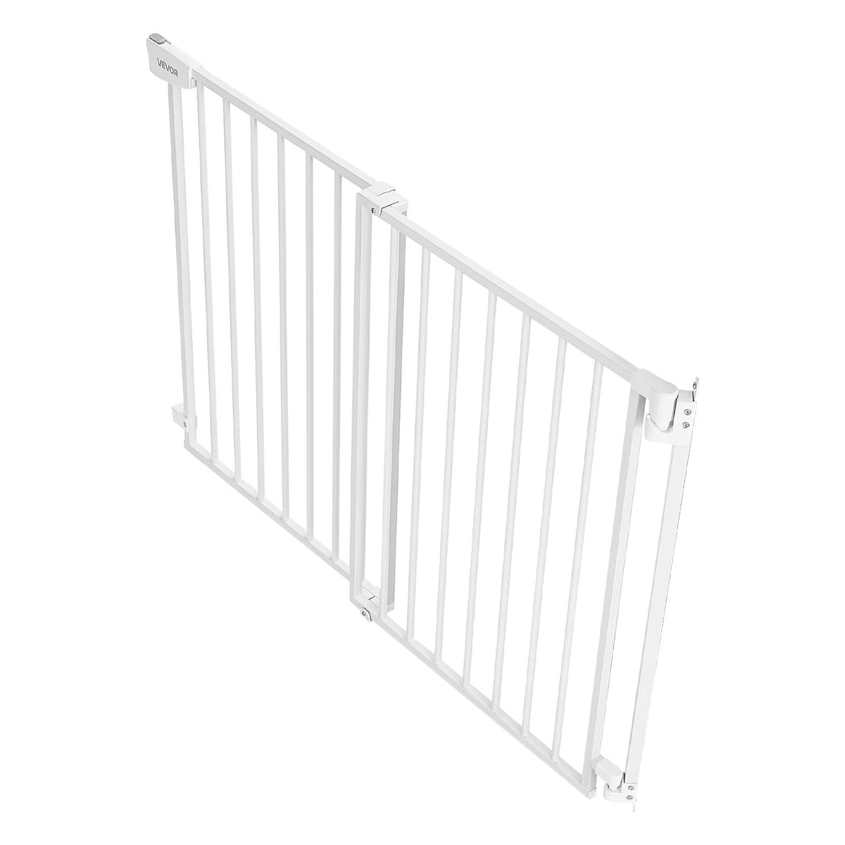 Pet Gate for Stairs (White / 31-48" Wide x 30" Tall)