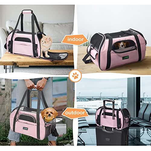 Soft Sided Airline (17.0"L x 9.0"W x 11.5"H / Pink)