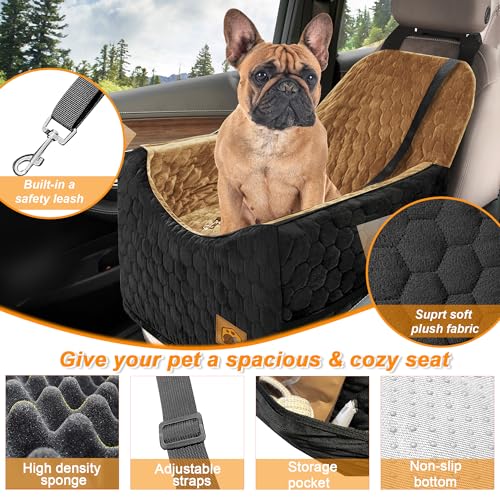 Dog Car Seat for Small (BlackBrown / Medium)