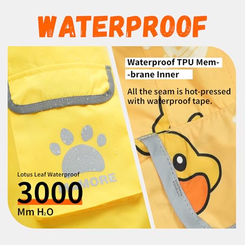 Reversible Dog Raincoat (Yellow / 2X-Large)