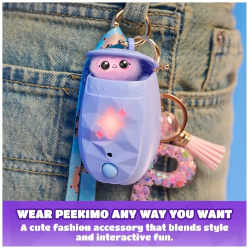 Purple Interactive Pet and Wearable Charm Accessory (Purple)