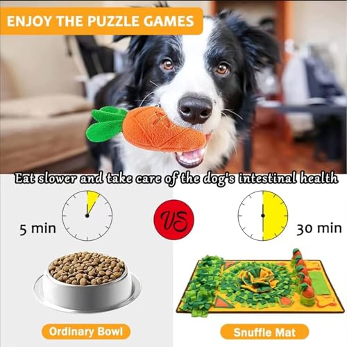 Large Snuffle Mat for Dogs (yellow)