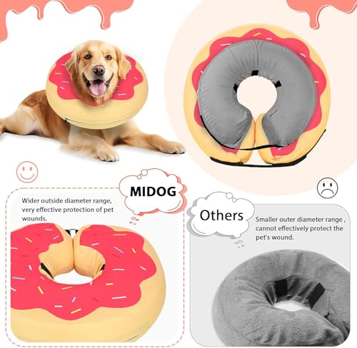 Inflatable Dog Cone (Grapefruit / L+(11"-14"))