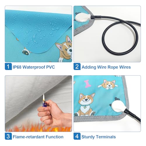 Cat Heating Pad Round (16.0"L x 16.0"W)