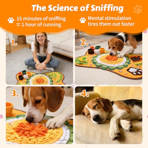 Snuffle Mat for Dogs (Bone)