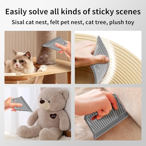 Pet Hair Remover (Sky Blue With Gray)