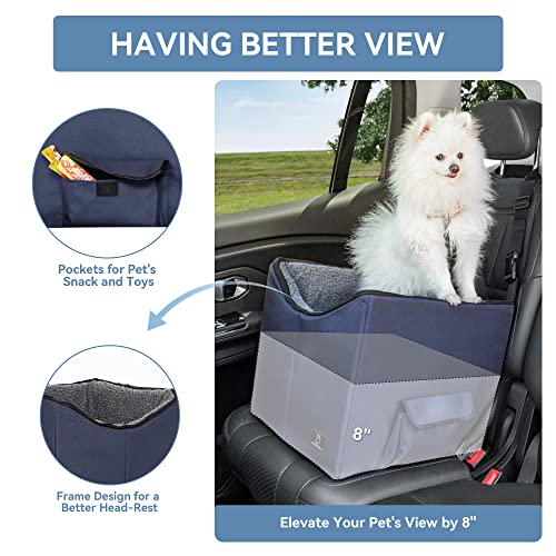 Dog Car Seat for Small Dog (Dark Blue / S)