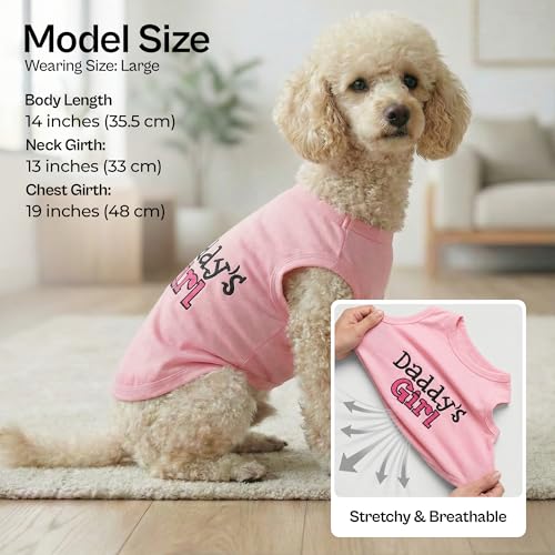 2 Pack Dog Shirts (Large (12-18lbs))